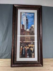 Framed Artwork Empire State Building The Bombay Company C