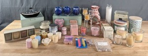 Assorted New &amp Used Candles - Votives, Jars, Birthday, PartyLite, and More X