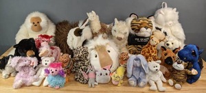 Collection of Stuffed Animals and Plush Toys TY Beanies, Stuffies, Douglas The Cuddle Toy, Aurora, Carters, Wild Republic, and More X