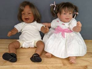 Pair of Vintage Pat Secrist Dolls 1995 and 2000 X