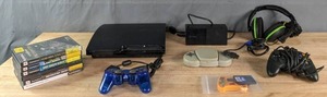 Video Game Lot  PS3, PlayStation Games and Controller, X-Box One AC Adapter, Controller, Headset, Plants vs. Zombies Handheld, and More  K
