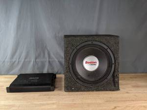 Boston B2 Speaker and Alpine BBX Amplifier  K