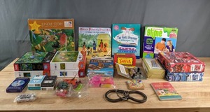Assorted Puzzles, Board Games and More Kid Activities K