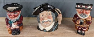 A Set of Vintage Toby Mugs K