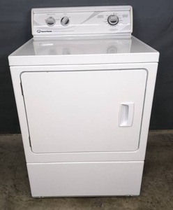 White Front Load Speed Queen Electric Dryer P