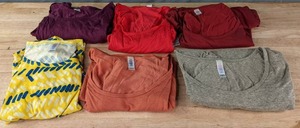 Lot of 6 New LuLaRoe Classic T-Shirts Size Large  K
