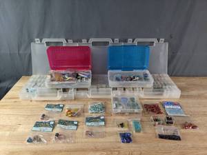 Jewelry Making Accessories and Plastic Tote Organizers K