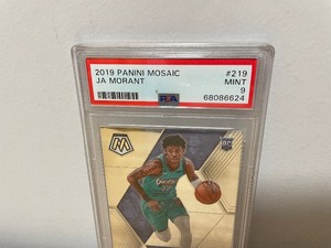 2019-2020 Panini Mosiac PSA Graded 9 Ja Morant Rookie Card NBA Memphis Grizzlies Basketball W