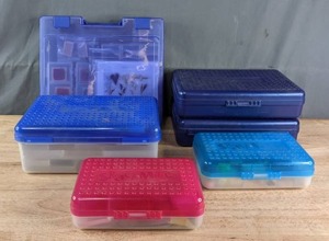 Containers of Tack N Peel and Wooden Rubber Stamps Snow Flakes, Leaves, Hearts, Cats, Holiday, Etc. K