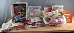 Huge Assortment of Quotes on Vellum Paper, Origami Paper, Gift Bags & Boxes, Scrap Packs, Stickers, Die Cut Stickers, Embossing Folders, Clear Stamps and Much More K