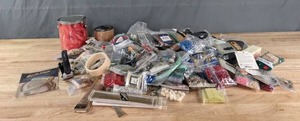 Assortment of Graphic Skin Transfers, Various Beads, Creative Jewelry Collection CD, Wrist Bands, Watch, Watch Straps and More K