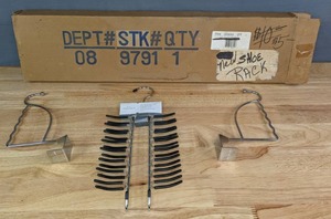Shoe Rack, TieBelt Closet Hanger Rack and Over The Door Hook Hangers K