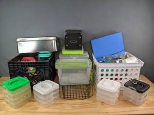 Assortment of Storage Containers K