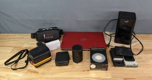 Cameras and Electronics Dell Laptop, Acuity 360 Vision, Vintage Vivitar, Polaroid Camera, Wide Angle Lenses, and SO MUCH MORE K