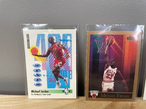 3 Michael Jordan Basketball Cards Skybox Hoops NBA Chicago Bulls W