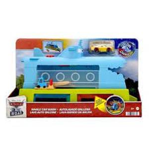 lot 8 image: Disney Pixar Cars Color Change Whale Car Wash Trackset