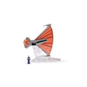 lot 38 image: Star Wars Micro Galaxy Squadron Asajj Ventress Ginivex Startfighter 3 Small Vehicle & Figure