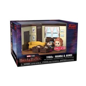 lot 77 image: Lot of 2 Funko Mini Moments WandaVision - Living Room 80s & WandaVision - Living Room 00s