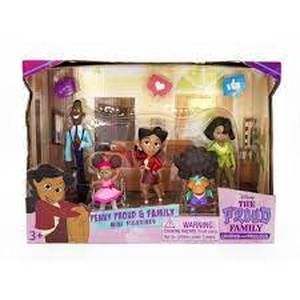 lot 35 image: The Proud Family Louder and Prouder Penny Proud and Family Mini Figurines Set