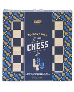 lot 98 image: Chess Game Professor Puzzle Traditional Wooden Set
