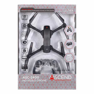 lot 92 image: Ascend Aeronautics ASC-2400 720P HD Video Drone