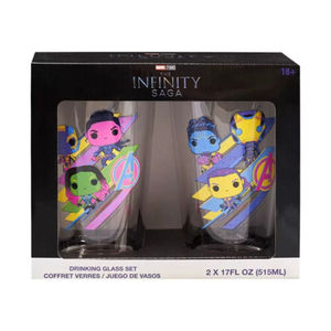 lot 121 image: Marvel Studios The Infinity Saga - Drinking Glass Set