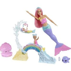 lot 104 image: Barbie Dreamtopia Mermaid Nursery Playset and Dolls