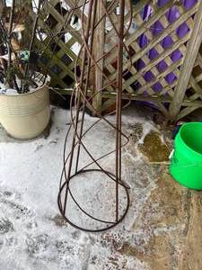 Bronze Colored Outdoor Topiary