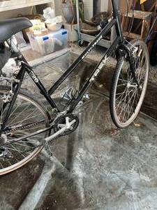 Black Trek Bike with Seat Bag