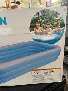 Lunvon Giant Rectangular Swimming Pool