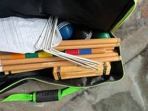 Croquet and Ladderball Yard Game Sets