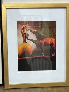 Franz Marc Little Yellow Horse Framed Print and Horse Picture
