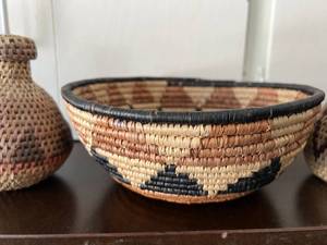 Zulu Herb Containers and Weaved Basket