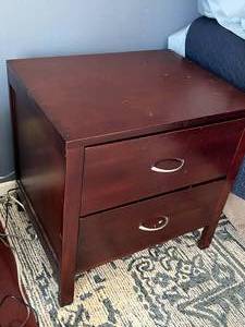 Brown Bedside Table (Lot 2 of 2)