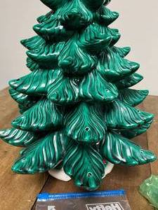 Vintage Ceramic Lighted Christmas Tree