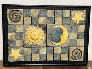 Vintage Handpainted Tile Art