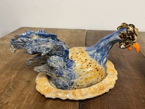 Clay Decor Rooster, Clay Pots