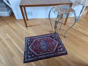 lot 31 image: Plant Stand And Small Area Rug
