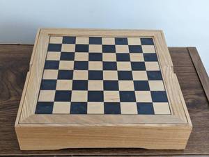 lot 53 image: Wooden Games Box
