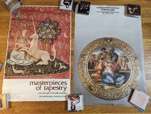 lot 78 image: Two Art Exhibit Posters