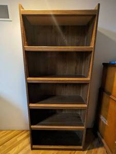 lot 82 image: Wood Bookshelf