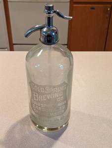 lot 89 image: Old Glass Soda Bottle