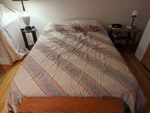 lot 158 image: Full Size Bed With Bedding