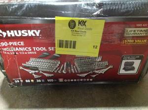 Husky  Mechanics Tool Set (290-Piece) Customer returns Review all pictures