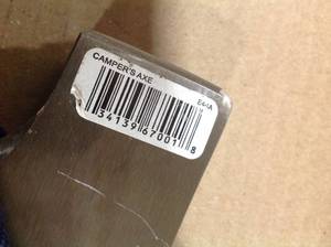 Estwing  16 in. Campers Nylon-Vinyl Shock Reduction Grip Handle Axe Customer returns Review all pictures