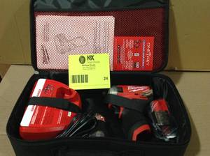 Milwaukee  M12 FUEL SURGE 12V Lithium-Ion Brushless Cordless 14 in. Hex Impact Driver Compact Kit wTwo 2.0Ah Batteries, Bag Customer return Review all pictures