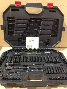 Husky  14 in., 38 in. and 12 in. Drive 100-Position Universal SAE and Metric Mechanics Tool Set (105-Piece) Review all pictures
