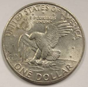 1971 President Eisenhower Apollo 11 Moon Landing One Dollar