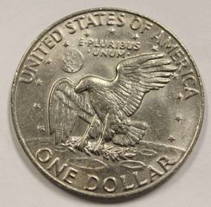 1978 President Eisenhower Apollo 11 Moon Landing One Dollar