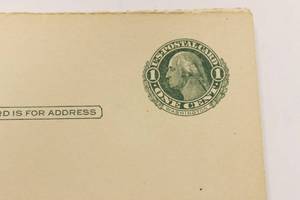 One Cent Washington United States Postal Card 1911  To 1915